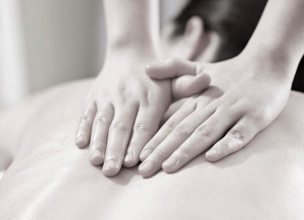 Meridian massage treatment focusing on energy flow through body pathways