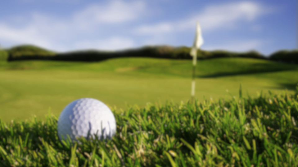 Charity Golf 2015 event banner showing Aimin TCM Clinic's participation in this meaningful charity initiative