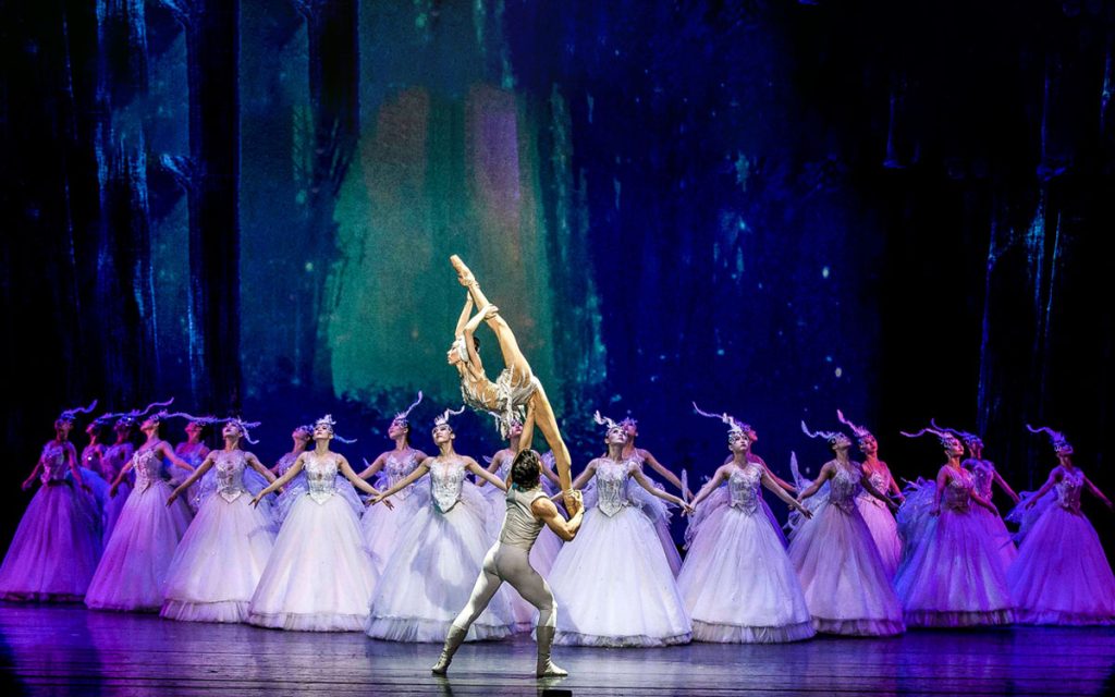 Swan Lake acrobatic ballet combining Chinese acrobatics with Western ballet